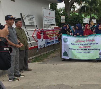 Handrie Kurniawan Lepas Peserta Karnaval Ramadan BKPRMI Kecamatan Panjang