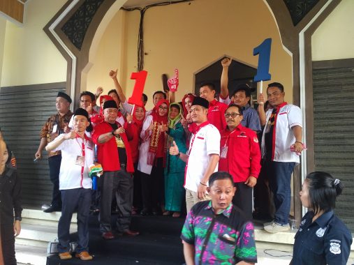 PILKADA TANGGAMUS: Nomor Urut 1, Dewi Handajani-AM Syafii Tutup Debat Publik dengan Angka 5