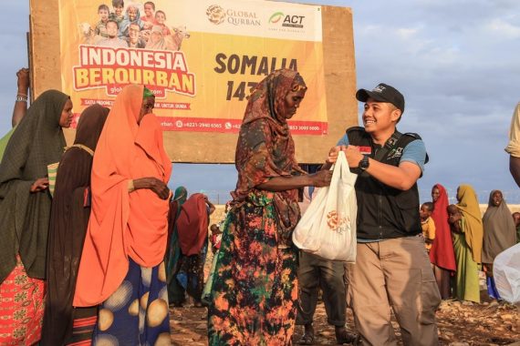 Masyarakat Benua Afrika Juga Nikmati Daging Kurban Muslim Indonesia Lewat Lembaga Kemanusiaan ACT