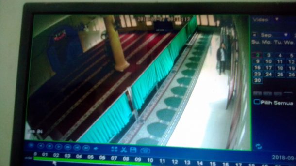Pencuri Kotak Amal Masjid Asy Syifa DKT Bandar Lampung Sudah Dua Kali Beraksi