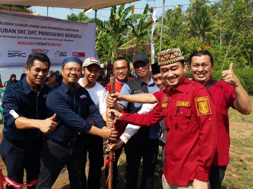 ACT Lampung-SRC Pringsewu Bangun Sumur Umum Sukamulya