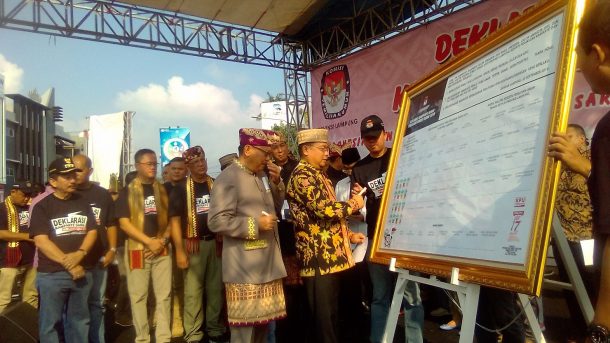KPU Lampung Gelar Deklarasi Kampanye Damai