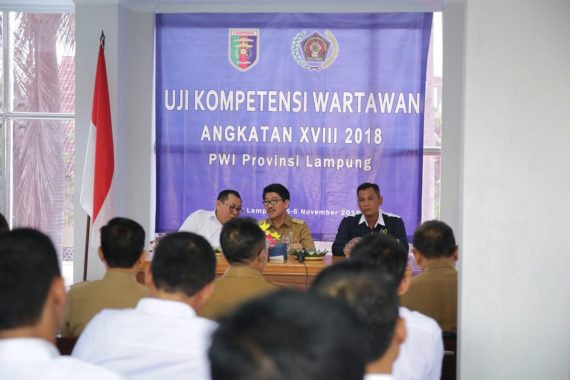 PWI Lampung Komitmen Bentuk Wartawan Profesional