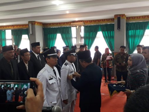 Sekretaris Kota Bandar Lampung Badri Tamam Lantik 7 Lurah