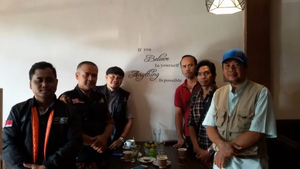 ACT Lampung Ajak Banyak Komunitas Ngopi Bareng Plus Bantu Pulihkan Ekonomi Lombok
