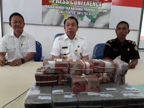 BNN Provinsi Lampung Ungkap Peredaran Narkoba dengan Modus Baru