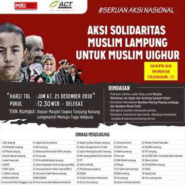 Besok Aksi Solidaritas Muslim Uighur di Bandar Lampung, Ini Profil Koordinator Aksi Ade Irawan, Cekidot Akhi-Ukhti