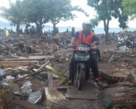 Laznas IZI Lampung Dirikan Posko Bencana di Dusun IV Desa Way Muli Lamsel, Dapur Umum Dioperasikan