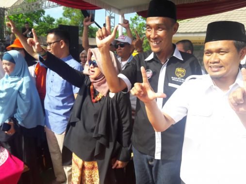 Ahmad Mufti Salim Hadiri Pelantikan Relawan Ganti Presiden di Poncowati Lampung Tengah