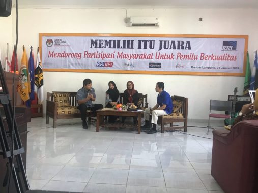 KPU Bandar Lampung Dialog Interaktif Kerja Sama dengan RRI Tanjungkarang