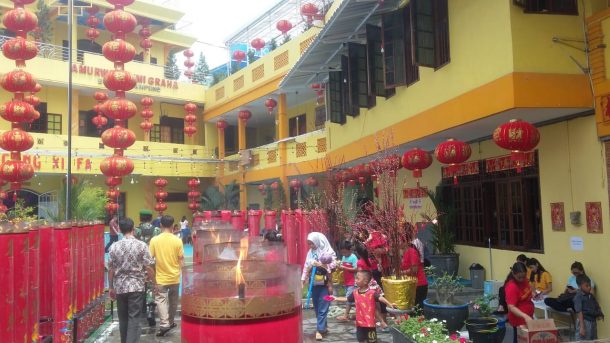 Ini Suasana Imlek di Vihara Thai Hin Bio Telukbetung Bandar Lampung