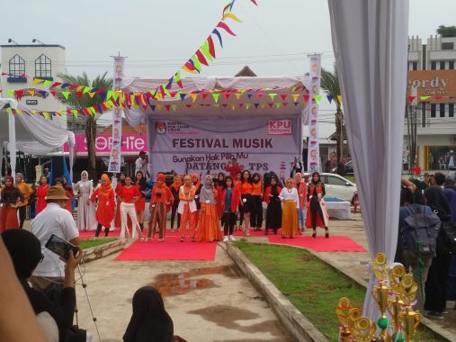 Sosialisasikan Pemilu-Pilpres 17 April 2019, Hari Ini KPU Bandar Lampung Gelar Festival Musik