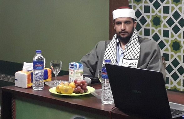 Syekh Abdallah Ajak Jamaah Masjid Babussalam Beringin Raya Bantu Rakyat Palestina melalui ACT Lampung