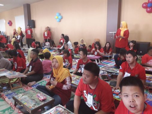 Semarak Hari Down Syndrome Sedunia di Bandar Lampung oleh Potads Agar Anak-Anak Tumbuh Percaya Diri