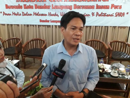 Ketua Bawaslu Bandar Lampung Candrawansah: Ketua RT Jangan Jadi Tim Sukses Caleg-Capres