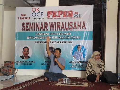 Pengusaha Muda Lampung Agus Widodo Ajak Emak-Emak Gabung OK OCE Besutan Sandiaga Uno