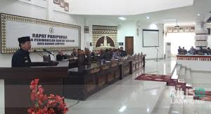 DPRD Bandar Lampung Gelar Paripurna LPKJ Wali Kota Herman HN Tahun 2018