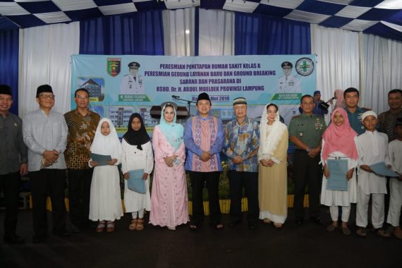 Gubernur Ridho Ficardo Wujudkan Rumah Sakit Abdul Moeloek Rujukan di Sumatera