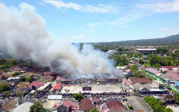 Markas Polres Lampung Selatan Terbakar, Nanang Ermanto Janji Carikan Gedung Sementara