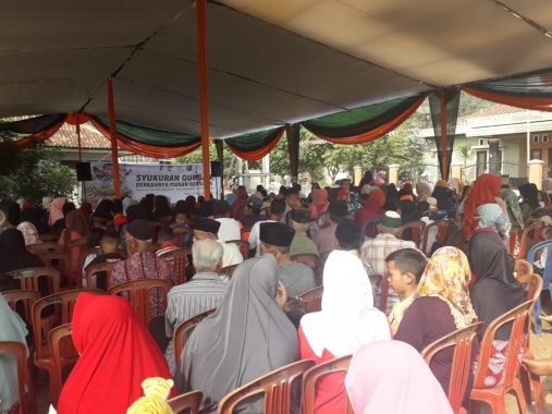 Syukuran Kurban di Bakung Telukbetung Barat, Kepala Cabang Dian Eka Darma Wahyuni Perkenalkan ACT Lampung kepada Ratusan Tamu