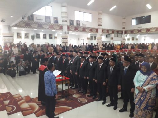 Lima Puluh Anggota DPRD Bandar Lampung Dilantik, Ini Harapan Gubernur Arinal Djunaidi