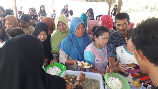 Gandeng Puskesmas Bakung, ACT Lampung Juga Beri Penyuluhan Kesehatan Selain Pemberian Makanan Bergizi