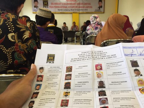 Pilkada Bandar Lampung Belum Juga Dimulai, Kader PKS Malah Nyoblos Duluan, 