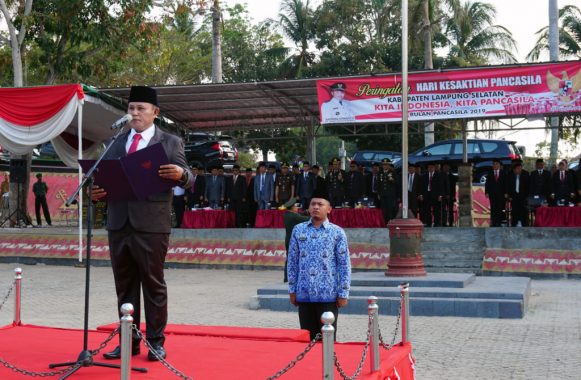 Pas Hari Kesaktian Pancasila, Pengurus KNPI Lampung Sowan ke Kapolda Lampung
