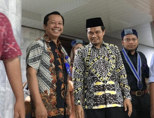 Wakil Bupati Tanggamus AM Syafii Tinjau Pembangunan GOR Mini di Kotaagung