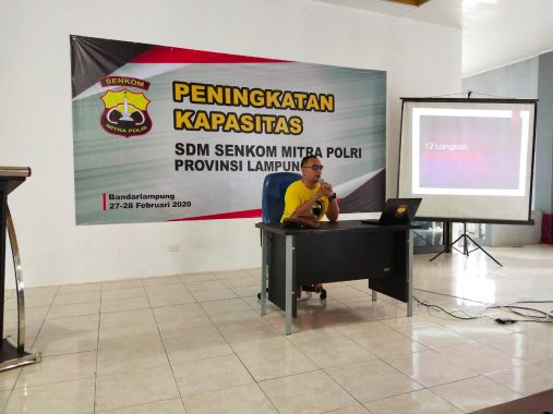 Senkom Mitra Polri Lampung Helat Peningkatan Kapasitas SDM