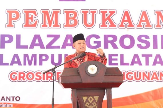Resmikan Plaza Grosir Natar, Nanang Ermanto: Terima Kasih Sudah Investasi di Lampung Selatan