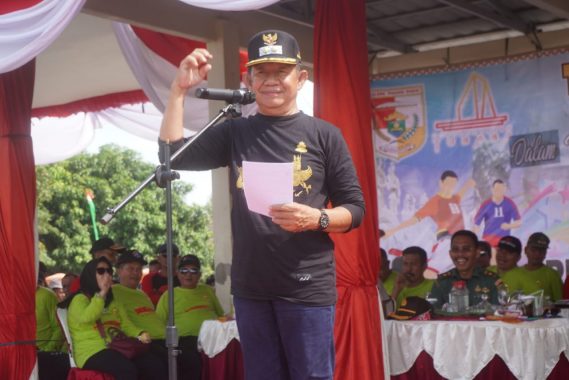 Wakil Bupati Tulangbawang Barat Fauzi Hasan Buka Bupati Cup 2020