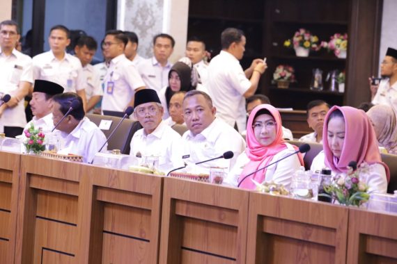 Hadiri Rakor Kepala Daerah Se-Lampung, Ini yang Disampaikan Bupati Tanggamus Dewi Handajani