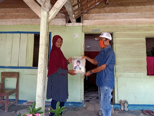 Ada Warga Positif Covid-19, Dusun di Tiyuh Mekar Asri Tulangbawang Barat Di-Lockdown