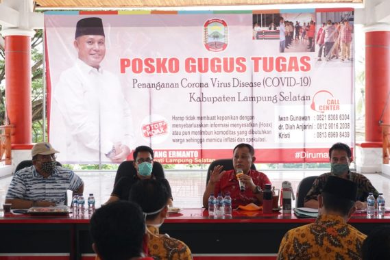 Lapor Penanganan Virus Corona, Nanang Ermanto: Tolong Lampung Selatan Diutamakan, Pak Gubernur