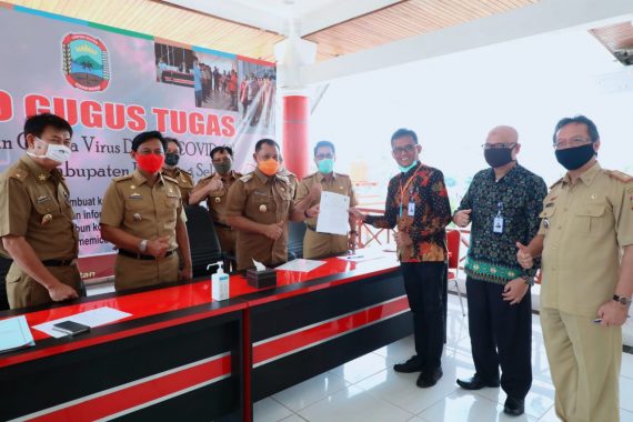 Paguyuban Sosial Marga Tionghoa Indonesia Lampung Utara Salurkan Bantuan Alat Pelindung Diri