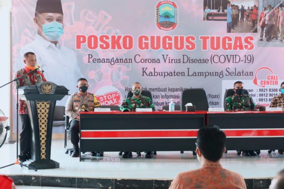 Pemkab Lampung Selatan Terima Kunjungan Danrem 043/Gatam Kol Inf Toto Jumariono