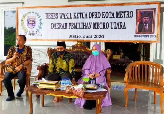 Reses Wakil Ketua DPRD Kota Metro, Jalan Rusak Jadi Bahasan Utama