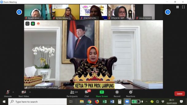 Tapis Lampung Berjaya Gelar Webinar Harganas