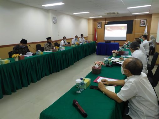 SMKN 1 Way Kenanga Tulangbawang Barat Koordinasi dengan Gugus Tugas Jelang Tahun Ajaran Baru