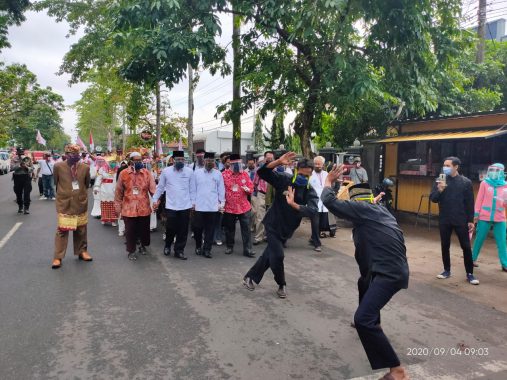 Daftar Hari Pertama, Rycko-Johan Sulaiman Tunjukkan Kesiapan Bertarung di Pilkada Bandar Lampung