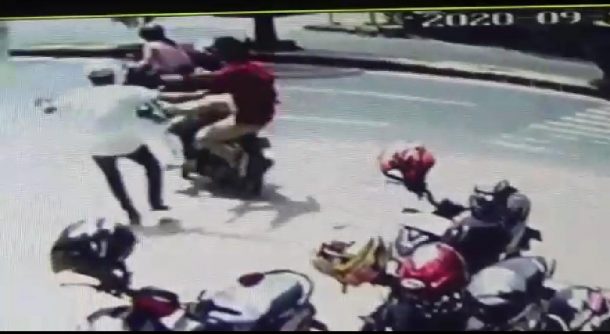 Tendangan Tanpa Bayangan Gagalkan Aksi Pencuri Motor di Gedong Meneng Bandar Lampung