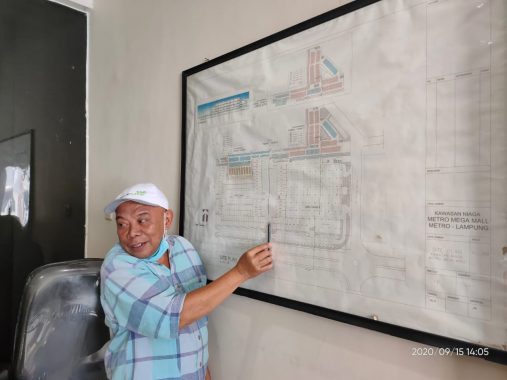 PT Nolimax Tegaskan Bangun Pagar Pembatas Pasar Shopping-Mega Mall Usai Pilkada Metro 2020