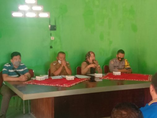 Wakil 10 Desa dari 4 Kecamatan di Tanggamus Musyawarah Tapal Batas Wilayah