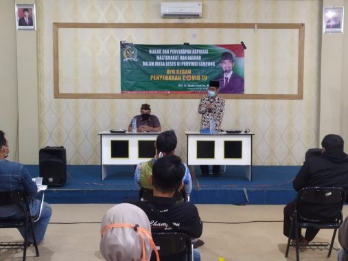 Relawan Demokrasi Basis Pemuda KPU Bandar Lampung Sosialisasi Pilkada di Kafe Ten Thousand
