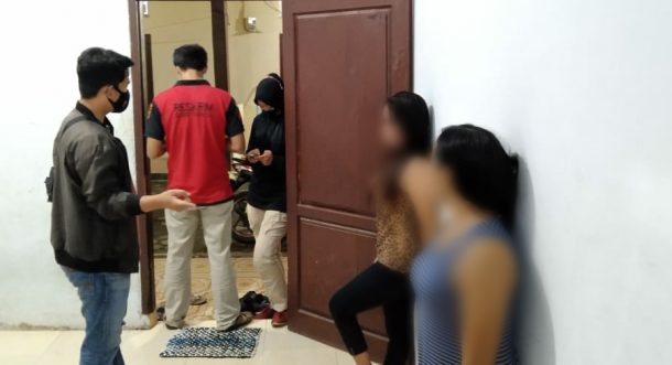 Polsek Talang Padang Tanggamus Gerebek Tempat Indekos yang Diduga Jadi Tempat Prostisusi