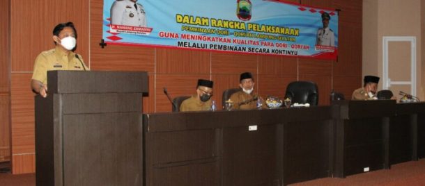 Jelang MTQ Tingkat Provinsi Lampung 2021, Pemkab Lampung Selatan Gelar Pembinaan Qori dan Qoriah