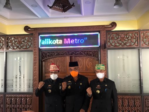 Bangkit Haryo Utomo Resmi Jabat Sekda Kota Metro