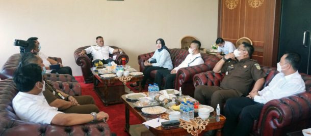 Silaturahmi dengan Bupati, Kajari Lampung Selatan Perkenalkan Personel Baru