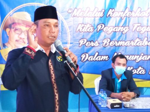 Silaturahmi ke Lampung Utara, Nizwar Gaungkan Semangat Bersatu untuk Perubahan PWI Lampung 